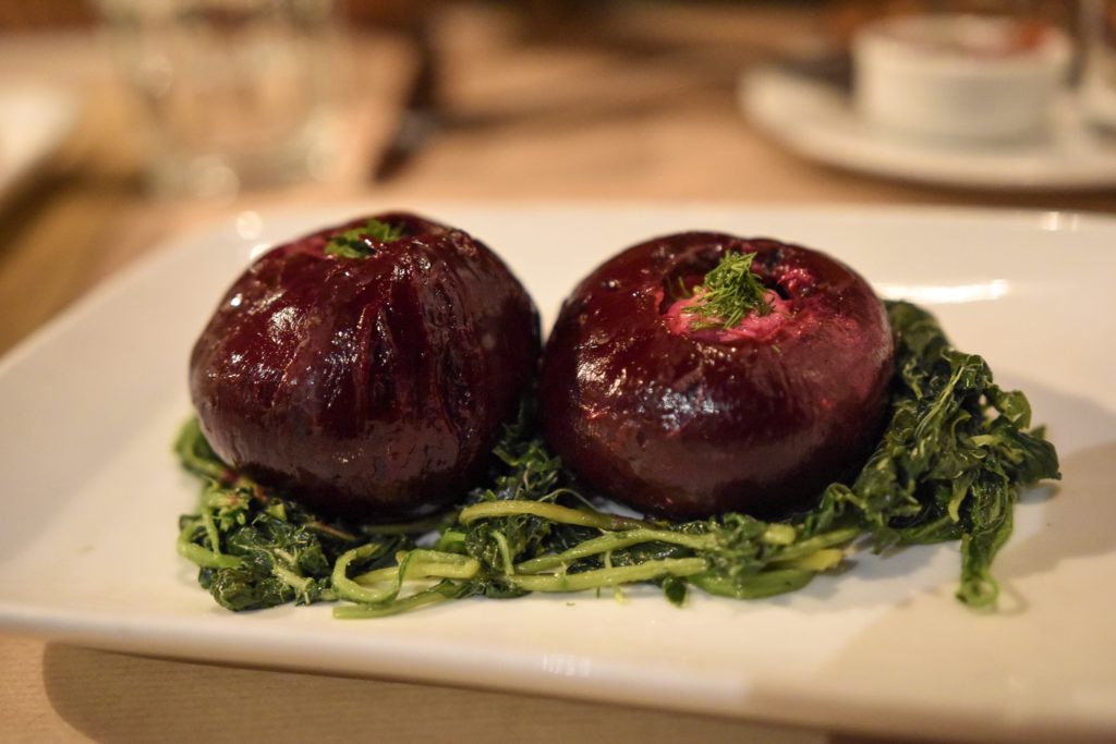 Beets Stuffed with Tuna